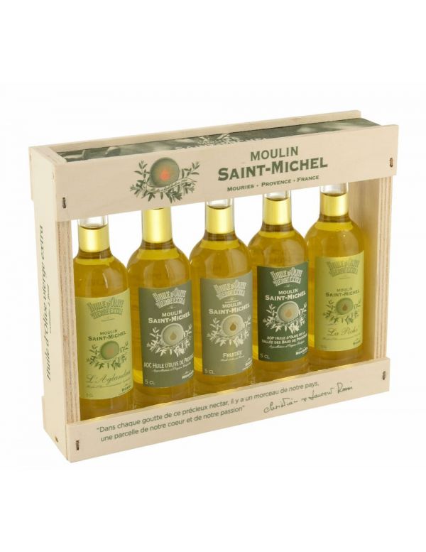 Assortiment 5 Huiles d’Olive AOP - Moulin Saint-Michel