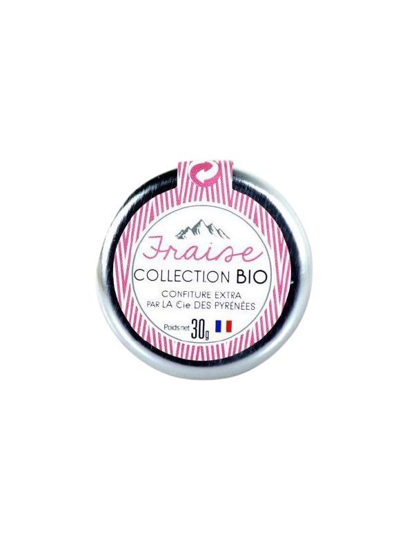 Petit pot de confiture Fraise Bio