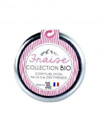 Petit pot de confiture Fraise Bio