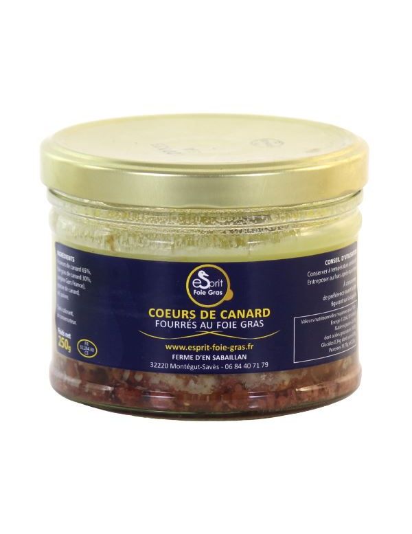 Cœurs de Canard fourrés au Foie Gras - Esprit Foie Gras
