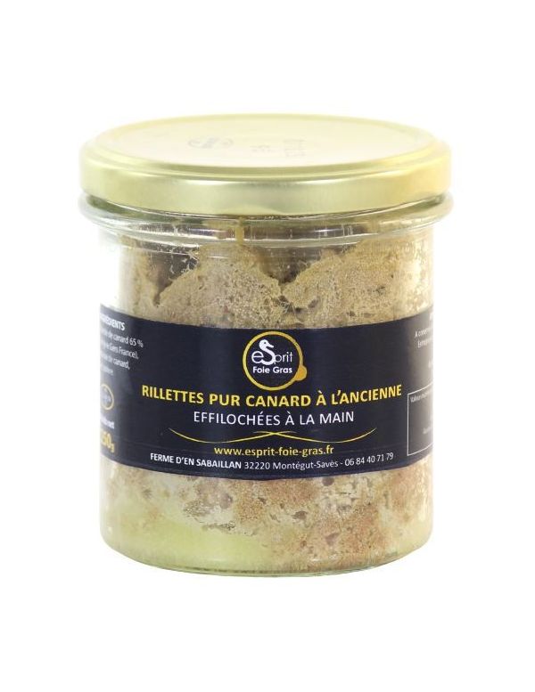Rillettes pur Canard à l'ancienne - Esprit Foie Gras