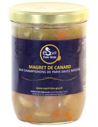 Magret de Canard au Champignons de Paris sauce Madère - Esprit Foie Gras