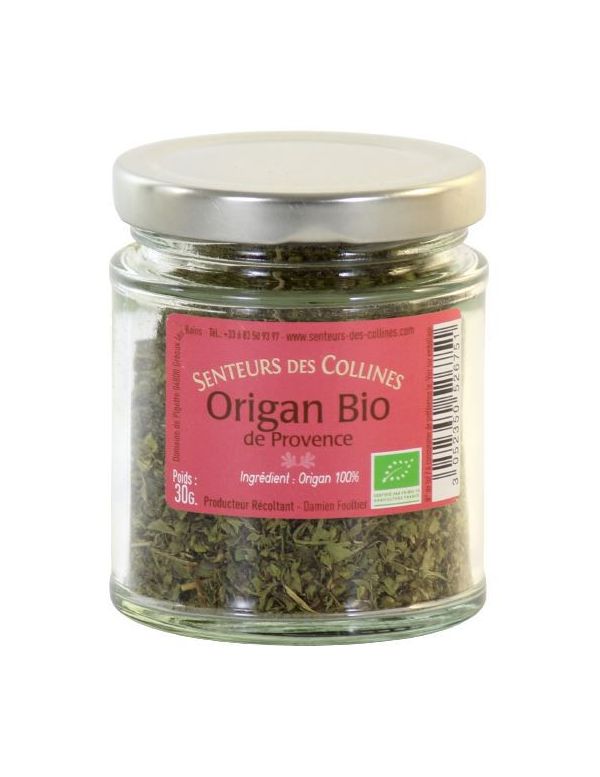 Origan Bio séché en pot - Senteurs des Collines