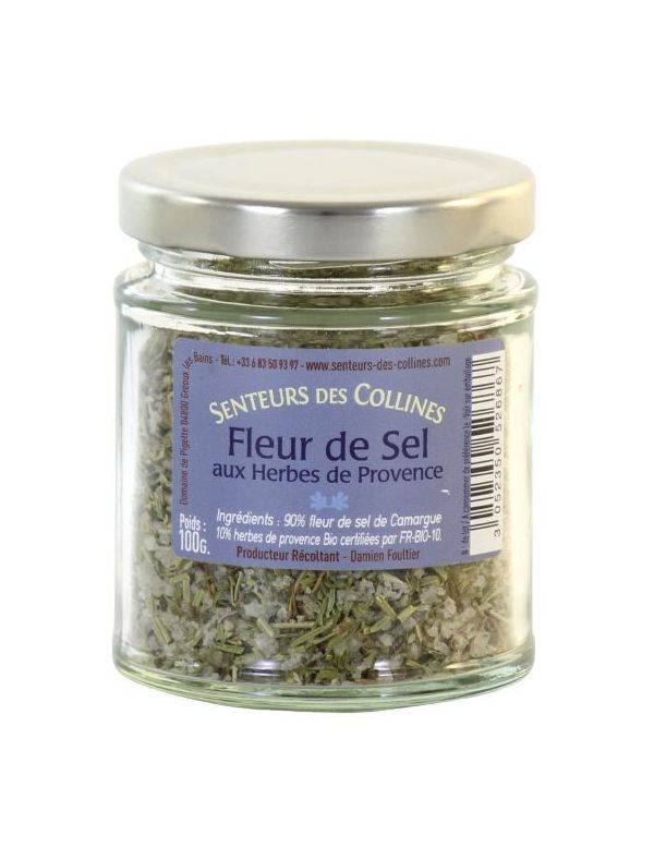 Fleur de Sel aux Herbes de Provence Bio - Senteurs des Collines