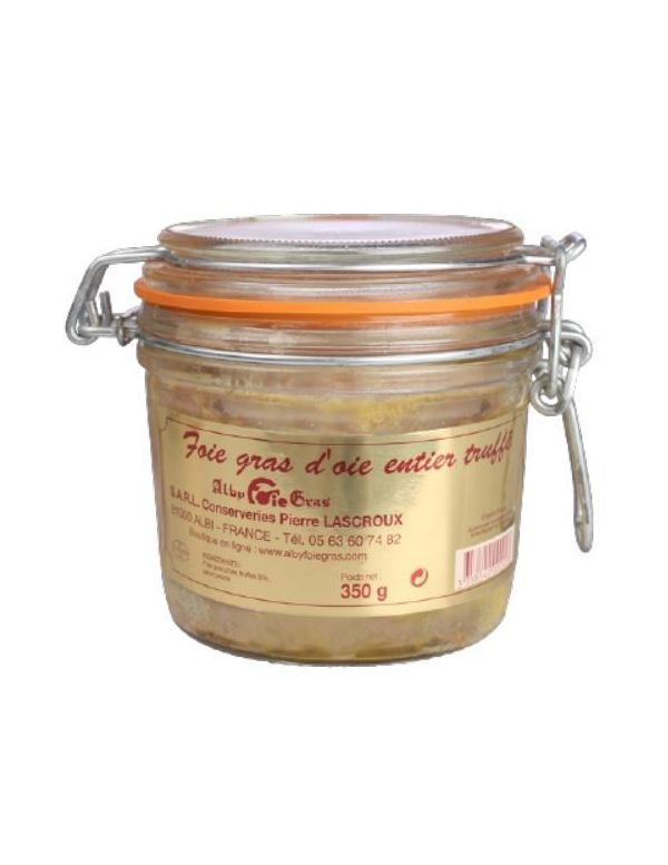 Foie Gras d'Oie entier truffé en bocal - Alby Foie Gras