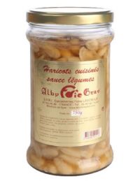 Haricots Lingots cuisinés sauce légumes - Alby Foie Gras