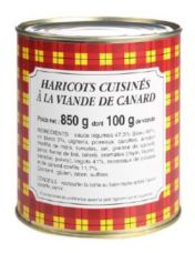 Haricots cuisin?s ? la viande de canard - Alby Foie Gras