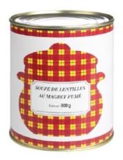 Soupe de Lentilles au magret fum? - Alby Foie Gras