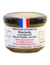 Moutarde au Vin Blanc IGP - Moutarde Cathare