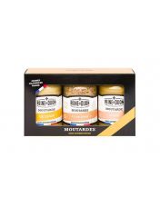 Lot de 3 Moutardes de Dijon Artisanales - Reine de Dijon