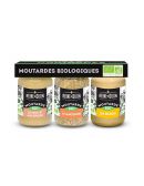 Lot de 3 Moutardes BIO et Françaises