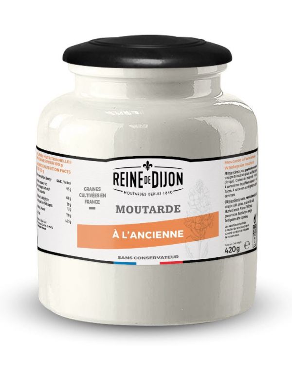 Pot en Grès de Moutarde à l'Ancienne