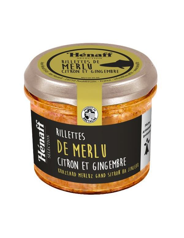 Rillette de Merlu au Citron et Gingembre - Hénaff