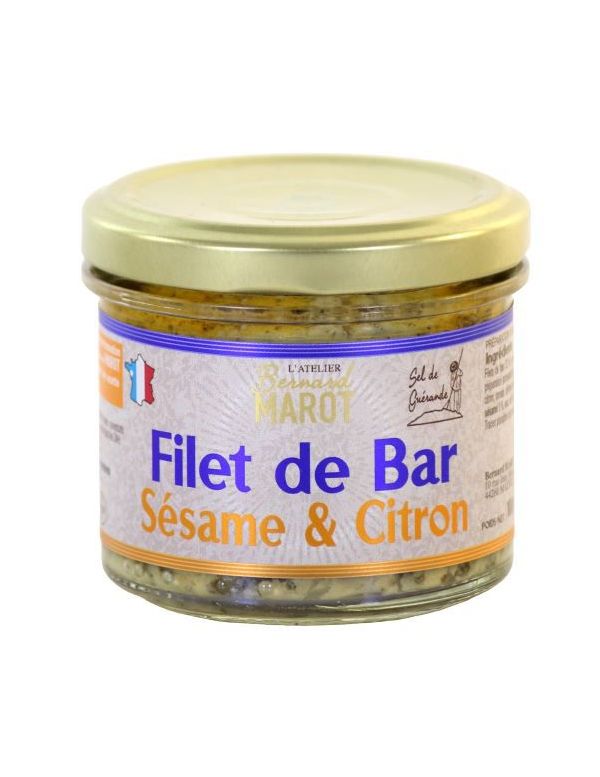 Tartinable Bar à l'huile de Sésame et au Citron - Bernard Marot
