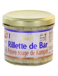 Rillettes de Bar au poivre Kampot - Bernard Marot