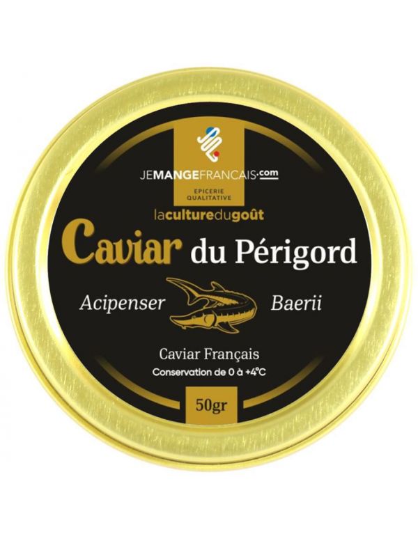 Caviar 50 g Acipenser Baerii d'Aquitaine