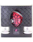 Coffret Cadeau 4 Bouteilles de vin + 1 Ballon de rugby