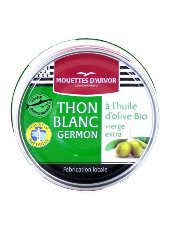 thon blanc à l'huile d'olive bio