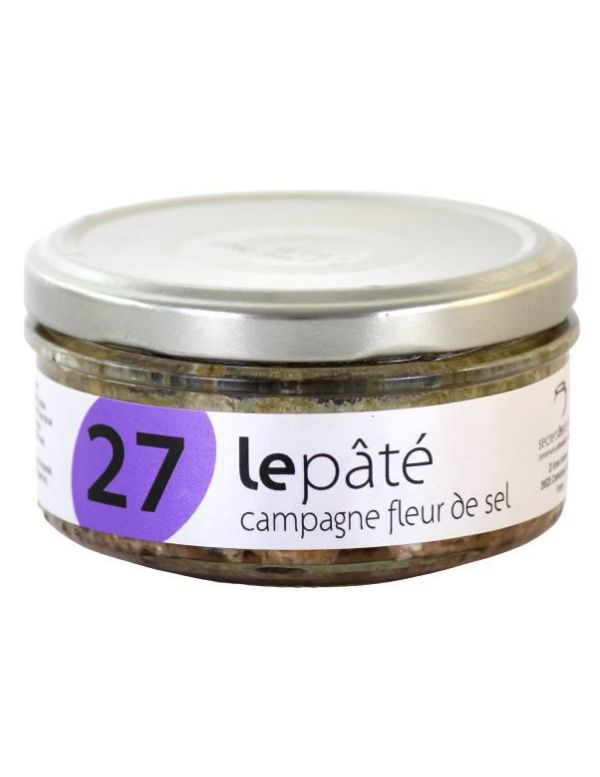 Paté de campagne breton à la fleur de sel de guérande