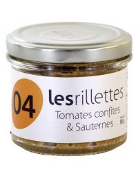 Rillettes tomates confites et sauterne