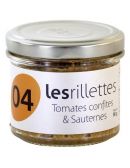 Rillettes tomates confites et sauterne
