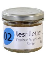 Rillettes fondue de poireaux et miel - Secrets de Famille