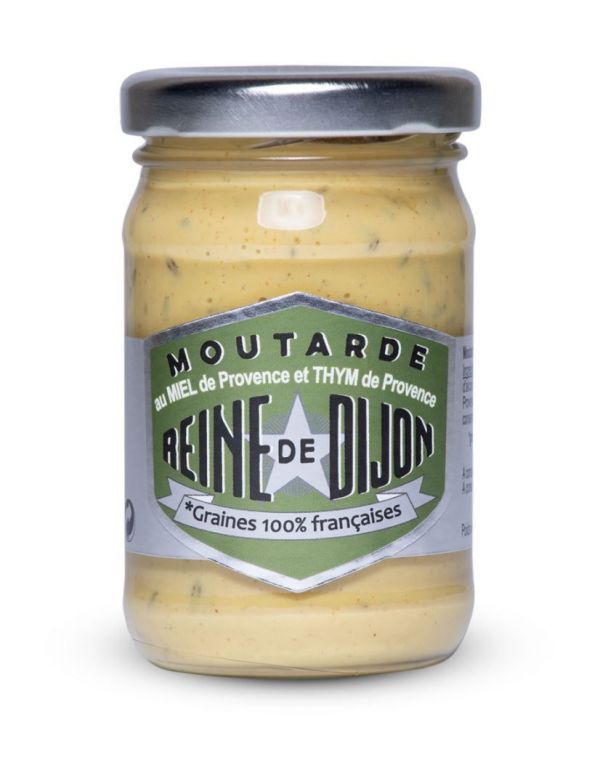 Moutarde de Dijon au Miel et Thym de Provence - Reine de Dijon