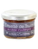 Emietté de truite au Caviar d'aubergine, pot de 90 g