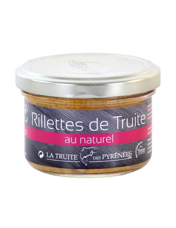 Rillettes de Truite au naturel, pot de 90 g