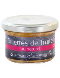 Rillettes de Truite au naturel, pot de 90 g