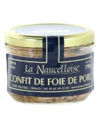 Confit de foie de porc conserve de 190 g