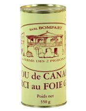 Cou de canard farci au foie gras