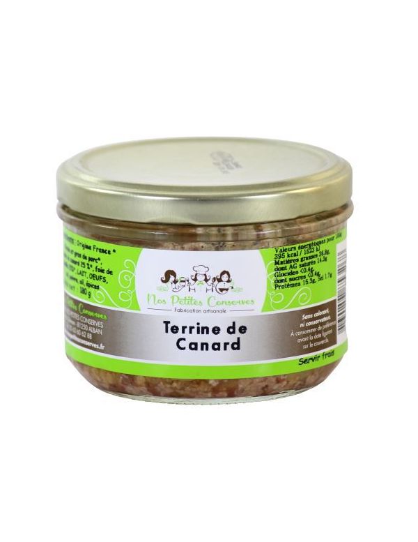 Terrine de canard en verrine à partir de 125 g
