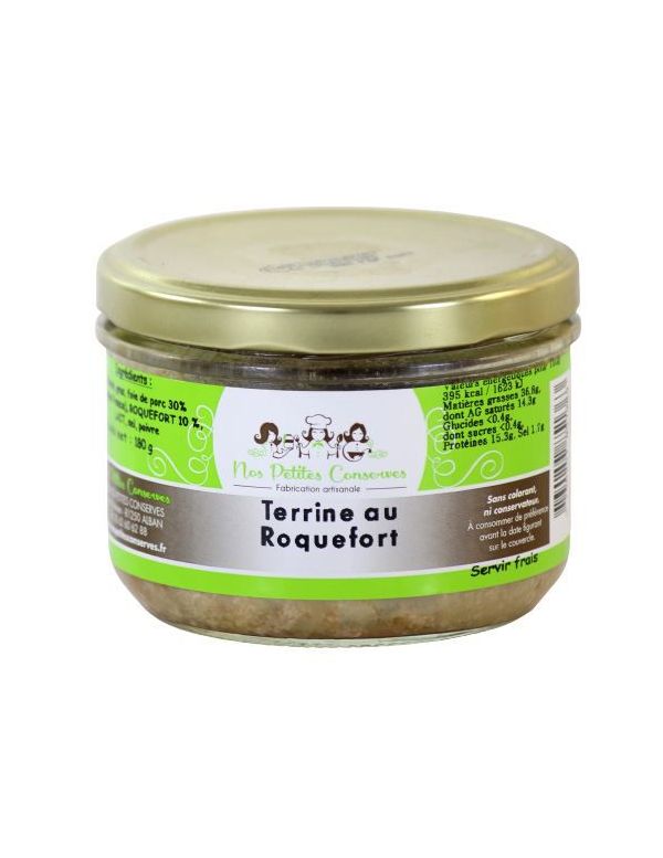 Terrine de campagne au roquefort à partir de 125 g