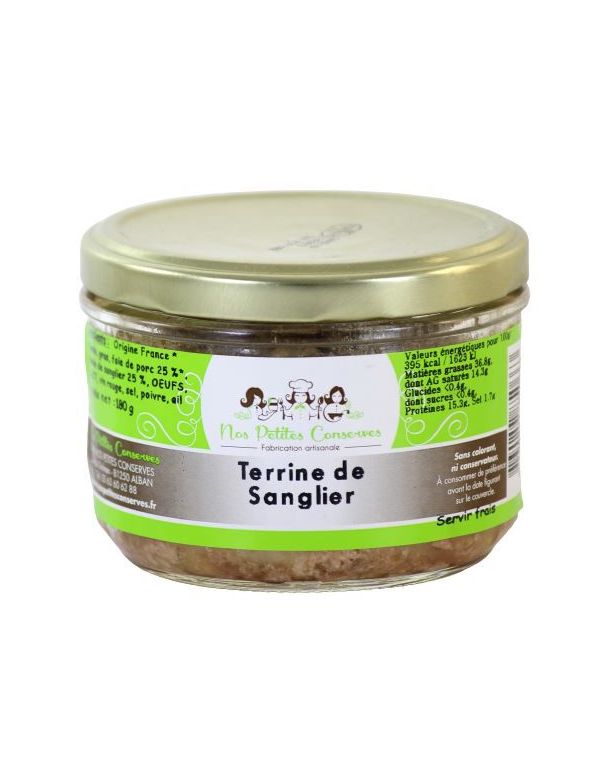 Terrine de sanglier verrine