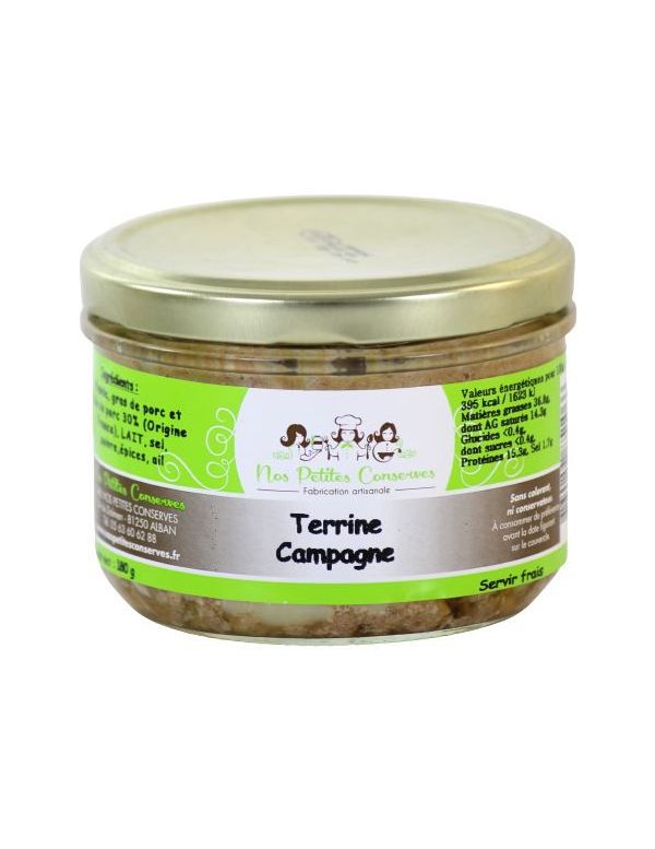 Terrine de campagne à partir de 125 g