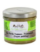 Pain perdu pommes framboises verrine de 100 g