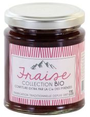Confiture extra de fraise bio