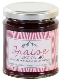 Confiture extra de fraise bio