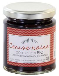 Confiture extra de cerise noire Bio