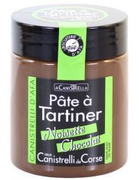 Pâte à tartiner Noisette Chocolat aux canistrelli de Corse - Afa
