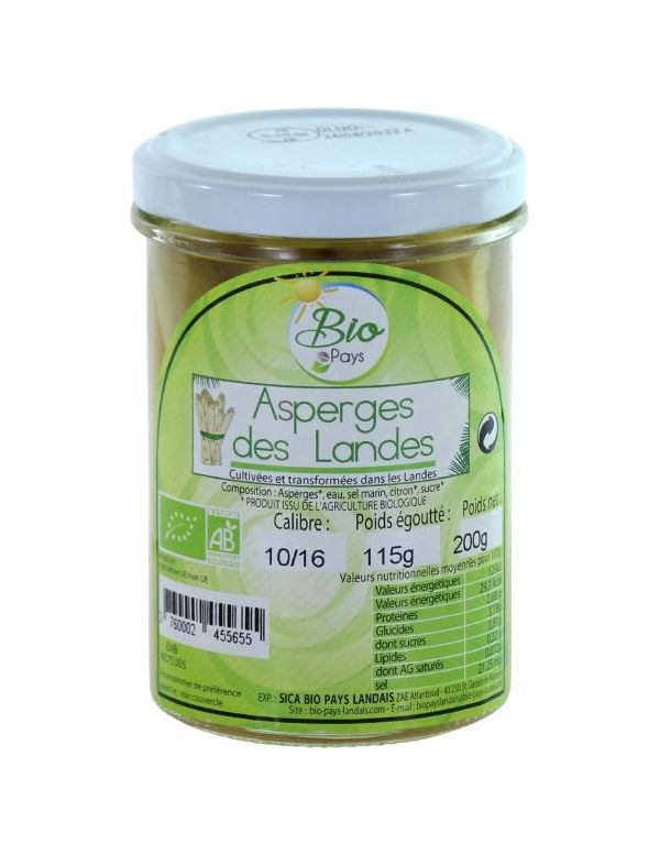 Pointes d'asperges blanche - Bio Pays Landais