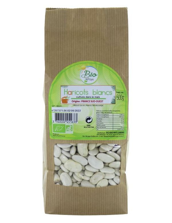 Haricots Blancs Tarbais Bio - Bio Pays Landais