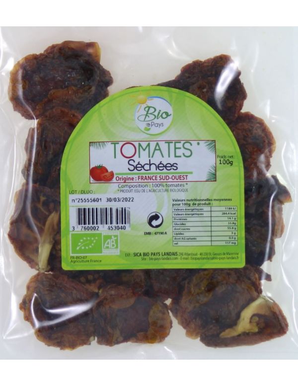 Tomates séchées Bio - Bio Pays Landais