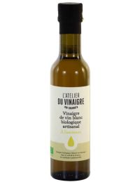 Vinaigre Biologique au Vin Blanc- Vinaigre Artisanal à l'ancienne