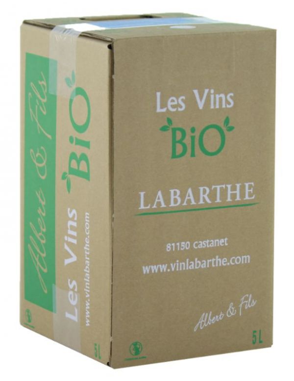 Bib vin rouge de France bio domaine de Labarthe 