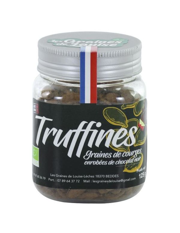 Graines de Courges enrobées de chocolat noir - Les Graines de Louise