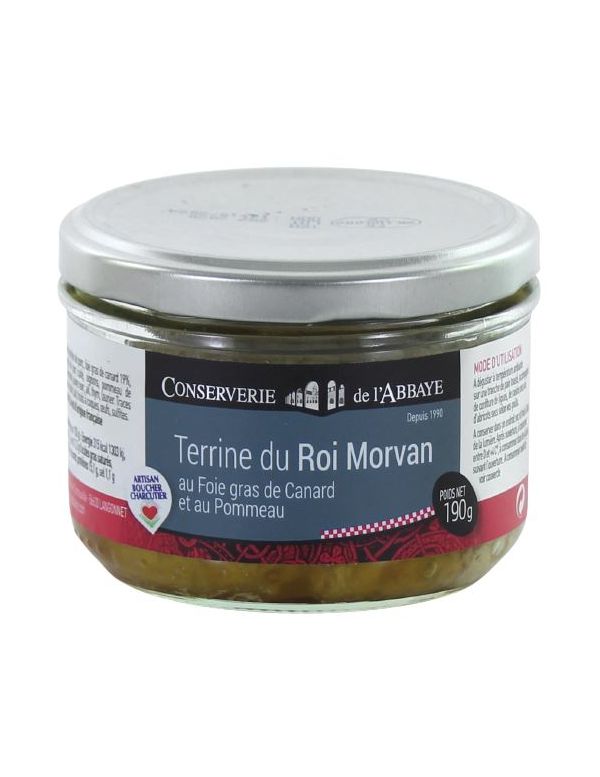Terrine au foie gras et au pommeau de Bretagne