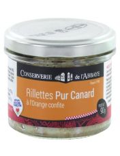 Rillettes pur Canard ? l'Orange confite - Conserverie de l'Abbaye