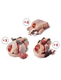 Assortiment découverte de volailles de Racan